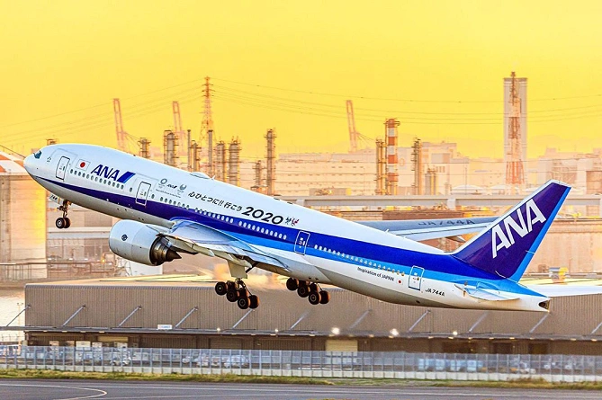 全日空の飛行機