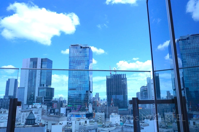 渋谷パルコの屋上から見渡せる景色