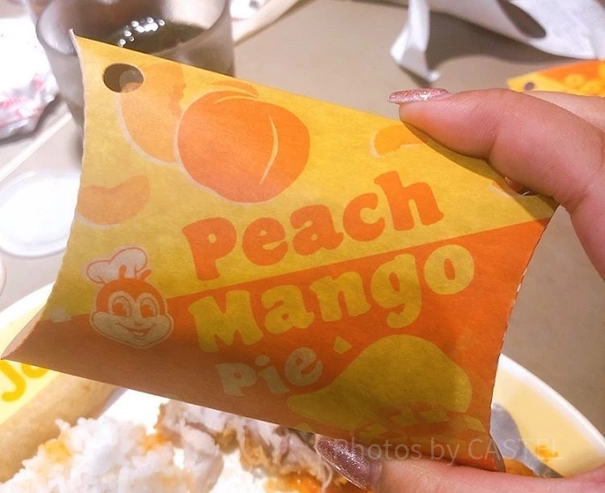 ジョリビーのピーチマンゴーパイ