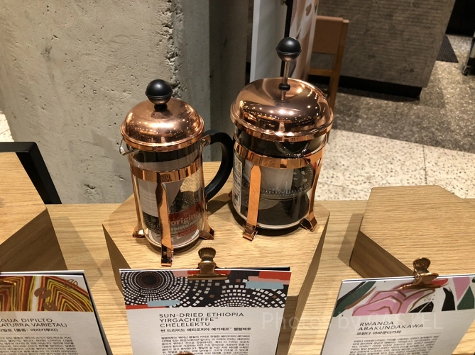リザーブ店で販売しているフレンチプレス
