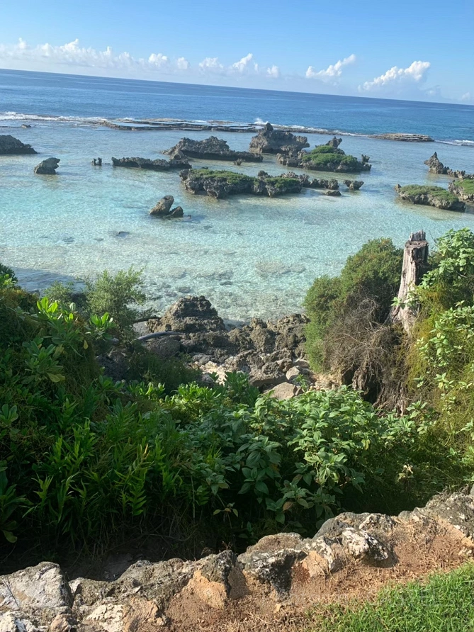 グアムのきれいな海