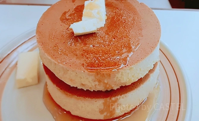 イワタ珈琲店のパンケーキ