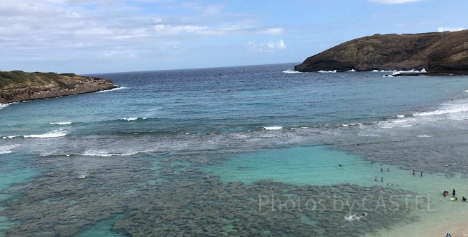 ハナウマ湾の景色・オリジナル画像