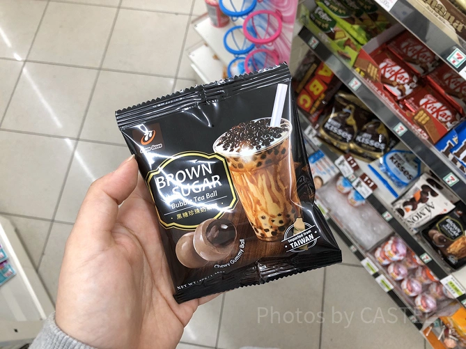 韓国のコンビニで見つけた黒糖タピオカ商品