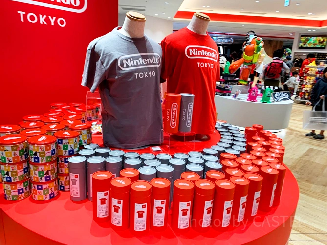 渋谷パルコ任天堂ストア「Nintendo TOKYO」のTシャツ