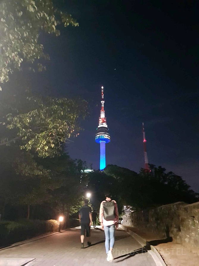 徒歩で撮ったソウルタワー