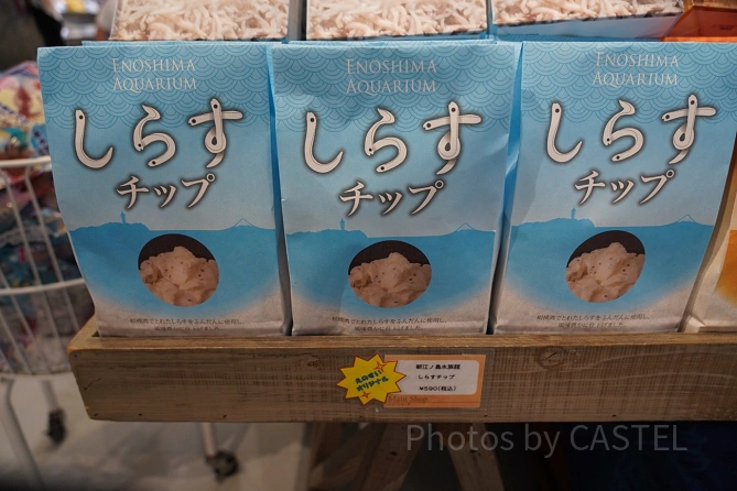 新江ノ島水族館（えのすい）お土産：しらすチップ