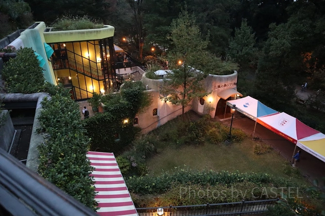 三鷹の森ジブリ美術館の屋上からの景色