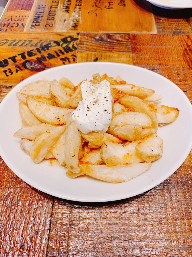 ベイクドポテトスイートチリソース&サワークリーム（J.Sパンケーキ)