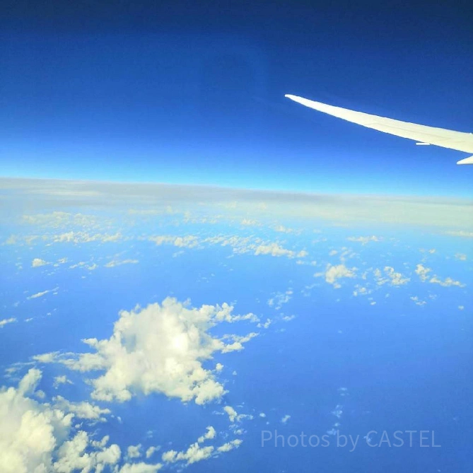 飛行機からの風景