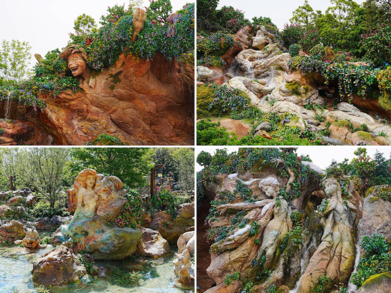 ファンタジースプリングスのロックワークに隠れたキャラクターを見つけよう！岩で再現された映画シーンとは？