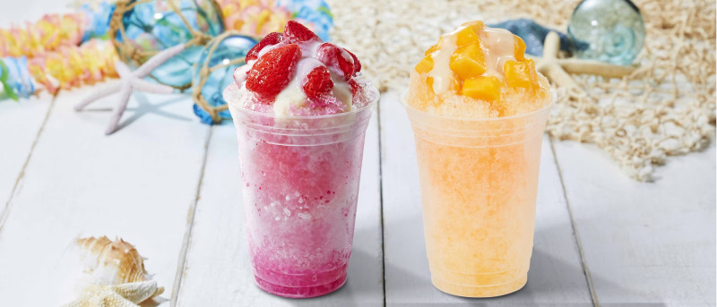 トロピカル・フラッペ ～マンゴー～（右）