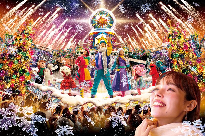【2025】USJクリスマスナイトショー「ライト・アップ・ザ・ナイト～クリスマス・セレブレーション～」鑑賞ガイド！開催場所、ショー内容、特別鑑賞エリアチケット