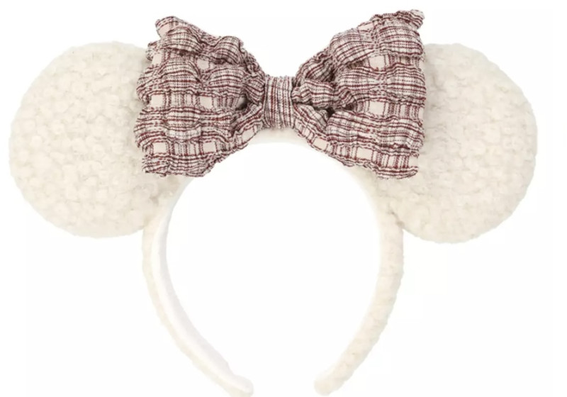 ボアカチューシャ（レッド）ミニー