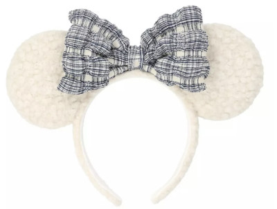 ボアカチューシャ（ブルー）ミニー