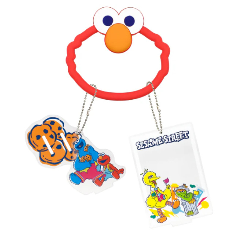 セサミストリートキーチェーン＆ハンドストラップセット