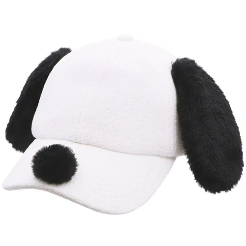 スヌーピー耳付きキャップ