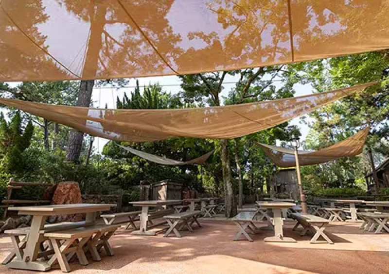 ディズニーに設置されるタープ