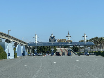 ディズニーシーの駐車場入口