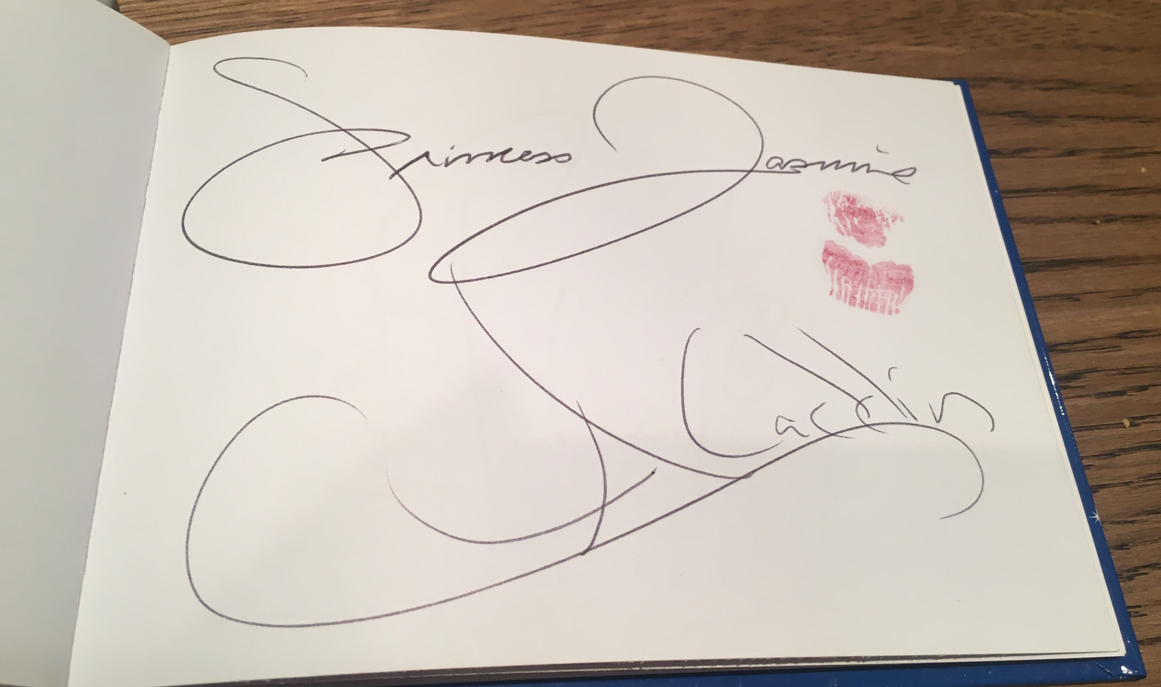 アラジンとジャスミンのサイン キャステル Castel ディズニー情報