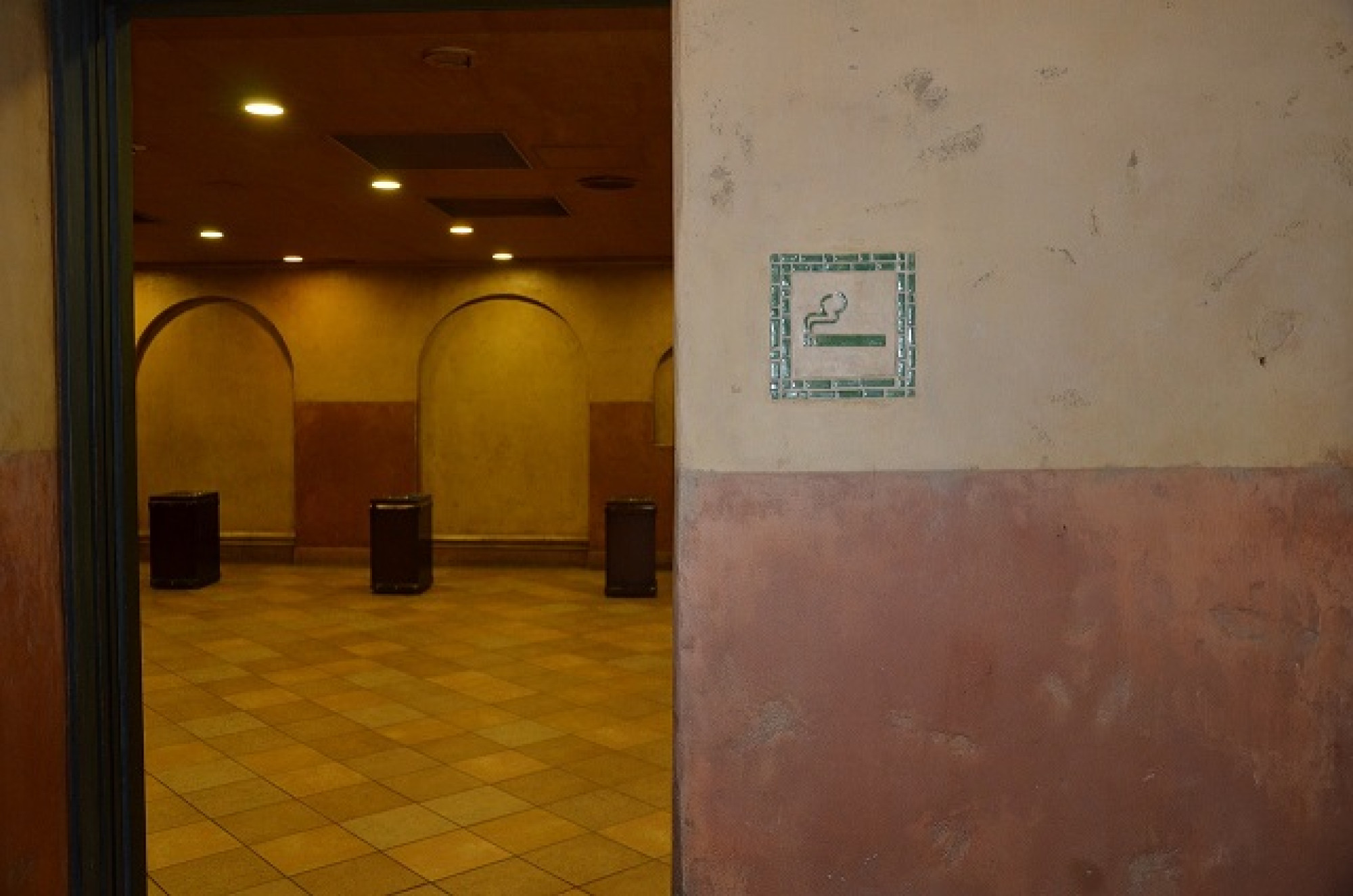 ジャングルクルーズ横の喫煙所内部 キャステル Castel ディズニー情報