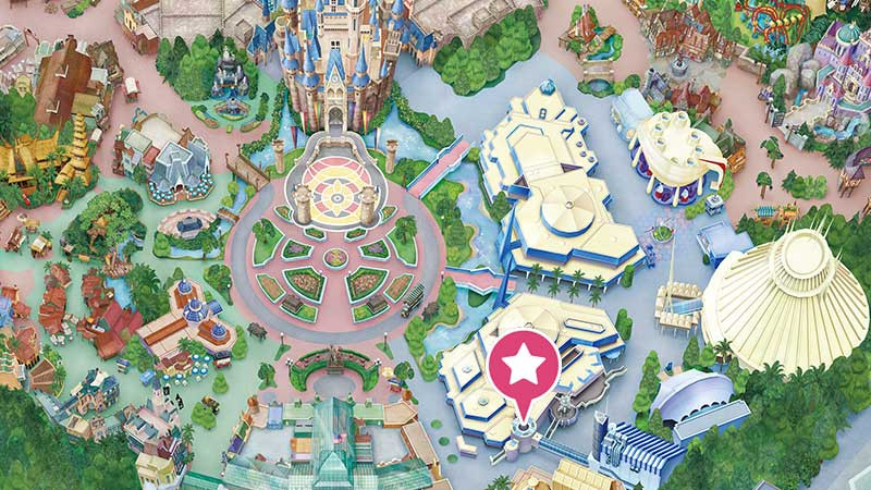 コズミック エンカウンターの地図 キャステル Castel ディズニー情報