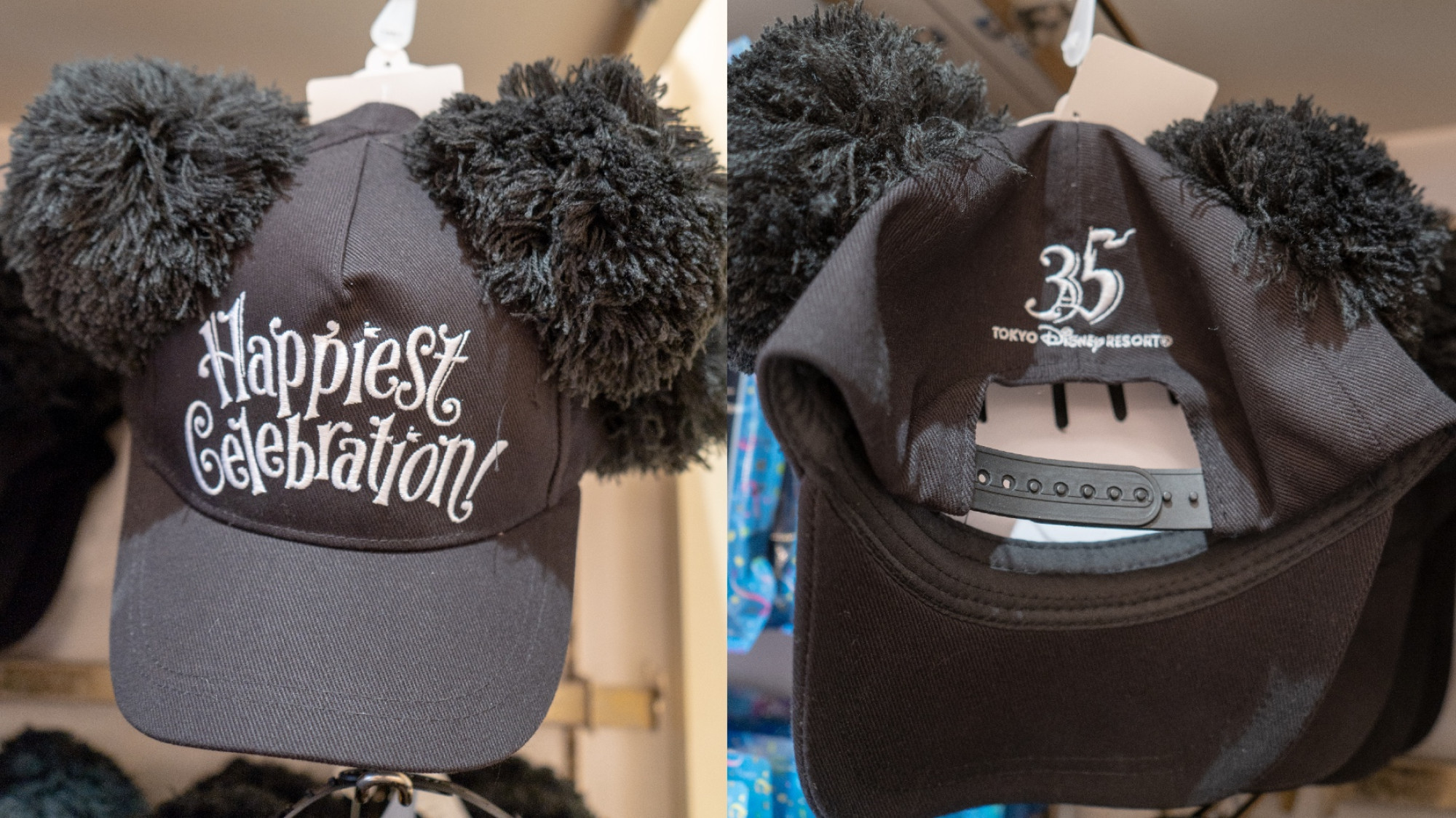 ミッキーキャップ ポンポン付き キャステル Castel ディズニー情報