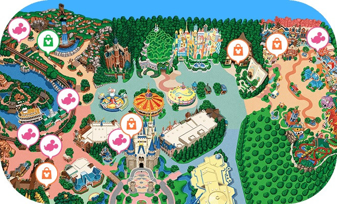 東京ディズニーランドマップ②| キャステル | CASTEL ディズニー情報