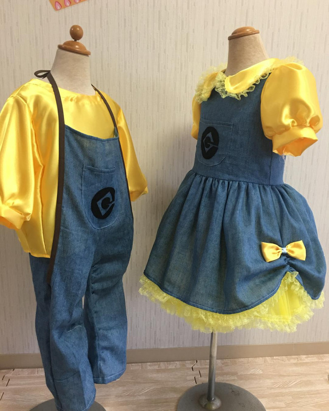 新着ミニオン 衣装 子供 手作り かわいい子供たちの画像