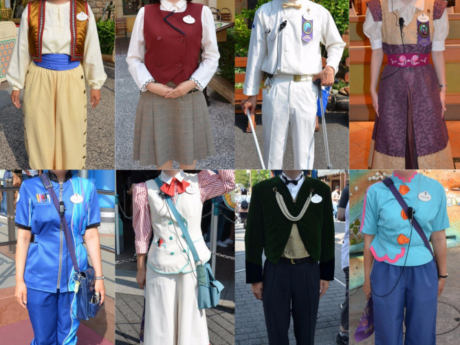 シー編 ディズニーキャストのコスチューム30種類 制服写真で比較 アラビアンコーストキャストの階級は で見分けられる