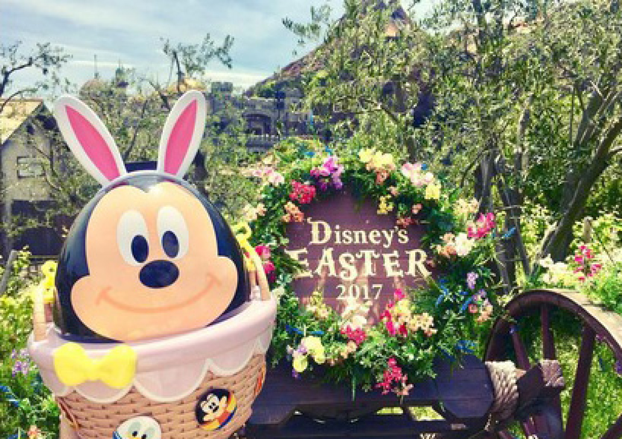 イースターミッキーのポップコーンケース キャステル Castel ディズニー情報