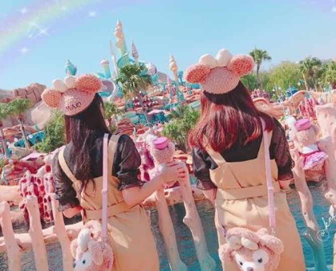 人気ダウンロード ディズニーランド 双子コーデ 夏