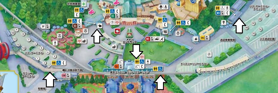 最新ディズニー シー トイレ マップ ただのディズニー画像