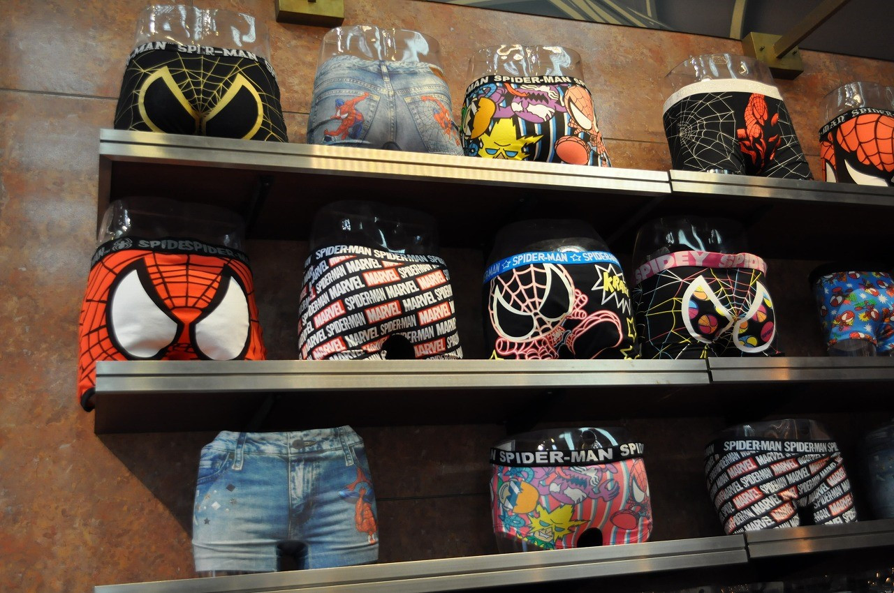 スパイダーマンボクサーパンツ キャステル Castel ディズニー情報