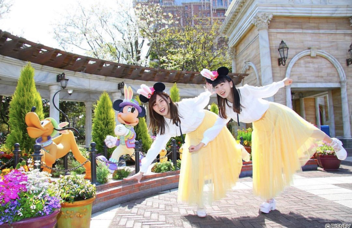 チュールスカートがポイント たまごカラーコーデ キャステル Castel ディズニー情報