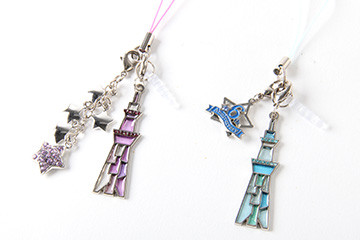 6周年ステンドグラス風ストラップペア キャステル Castel ディズニー情報