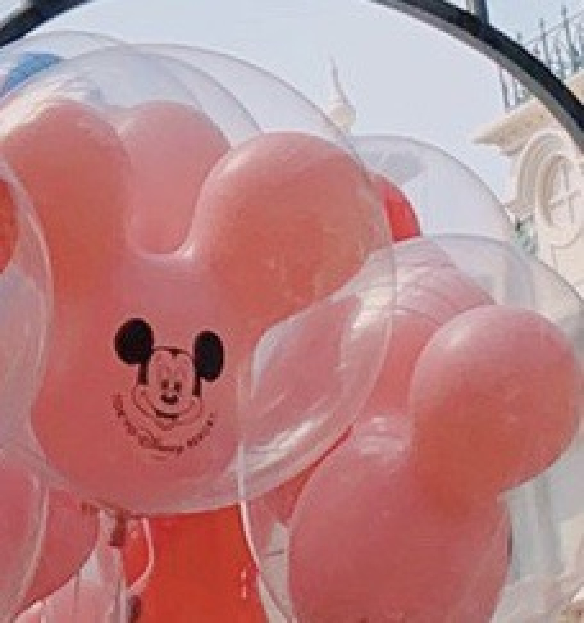 ピンク色のミッキー風船 キャステル Castel ディズニー情報