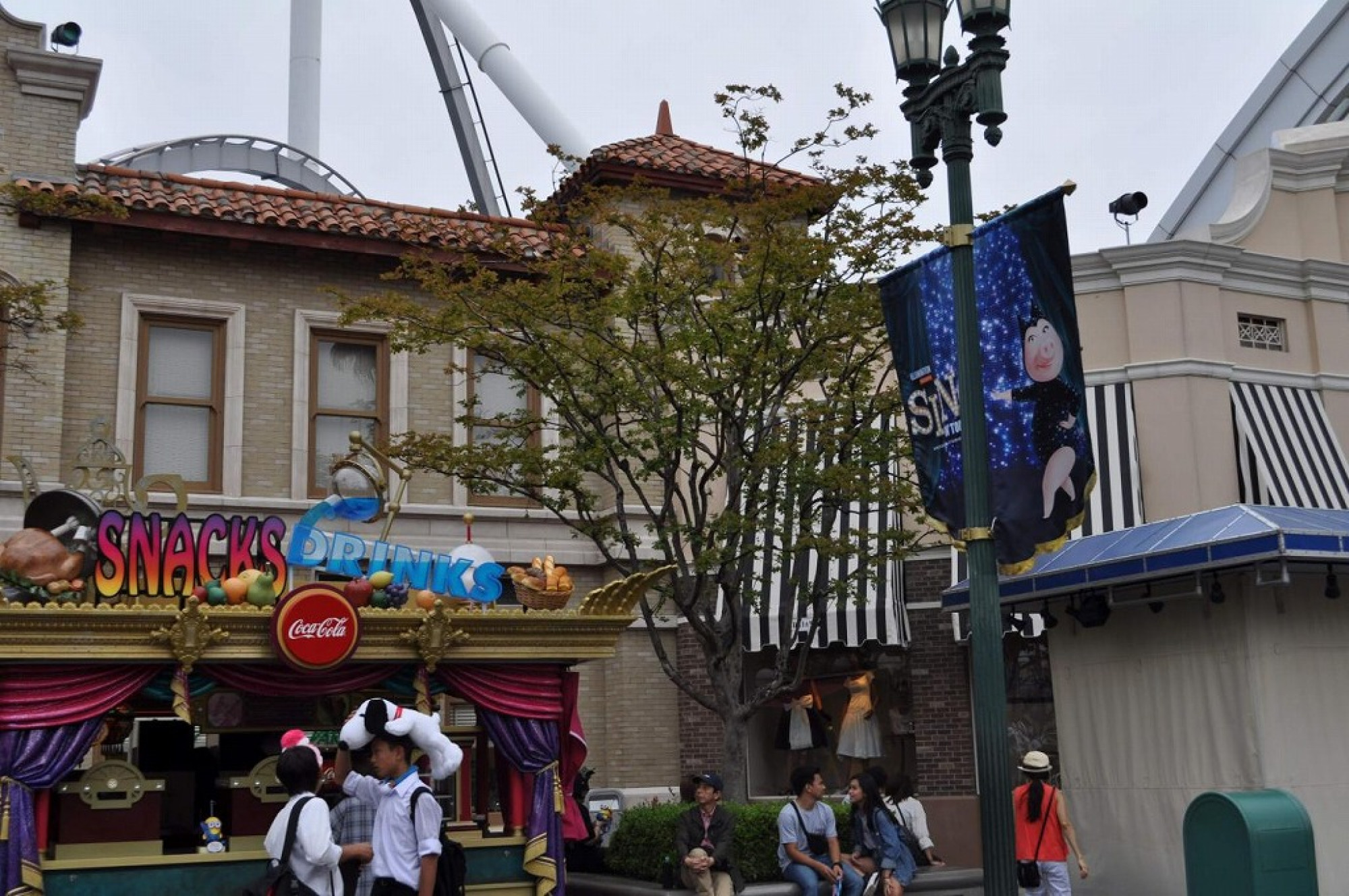 ハリウッドエリアの風景 Usj キャステル Castel ディズニー情報