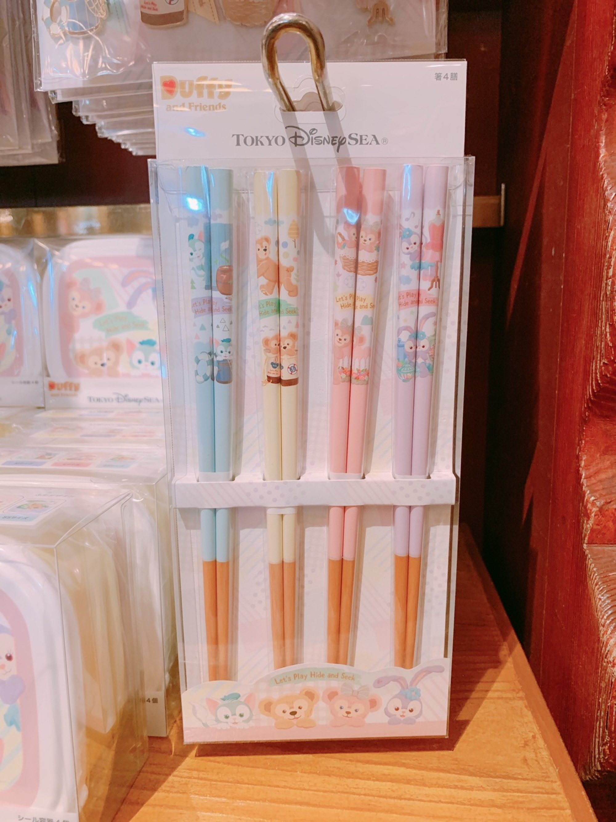 ダッフィー フレンズお箸セット キャステル Castel ディズニー情報