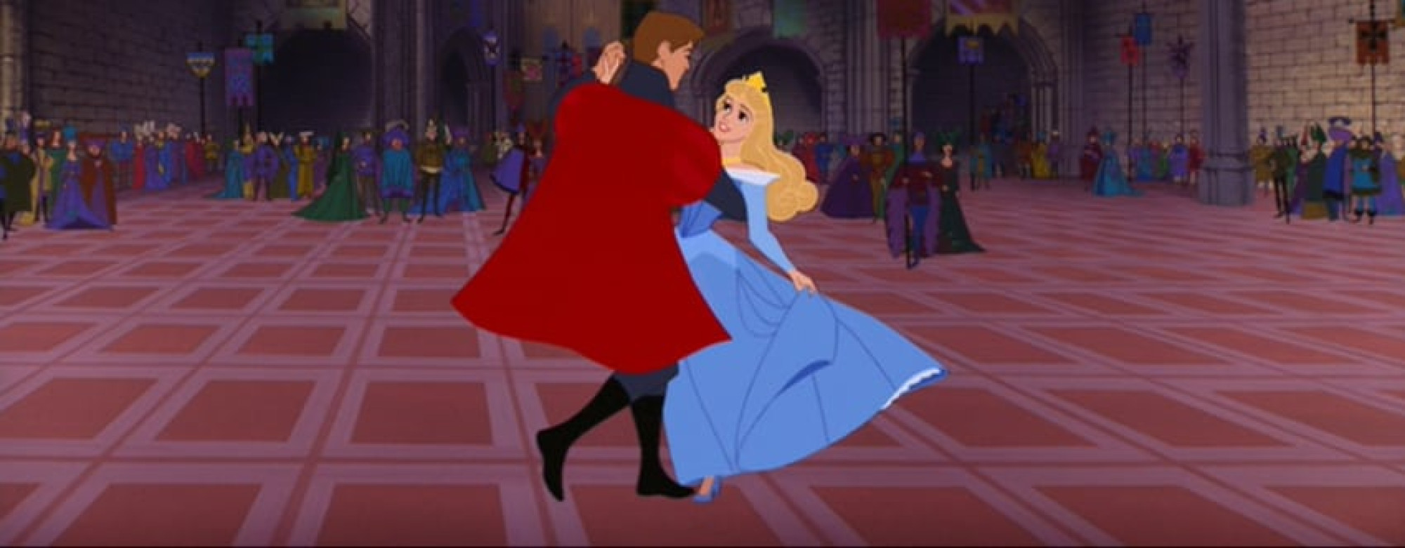 フィリップ王子とオーロラ姫のダンスシーン ベルと野獣のダンスシーン キャステル Castel ディズニー情報