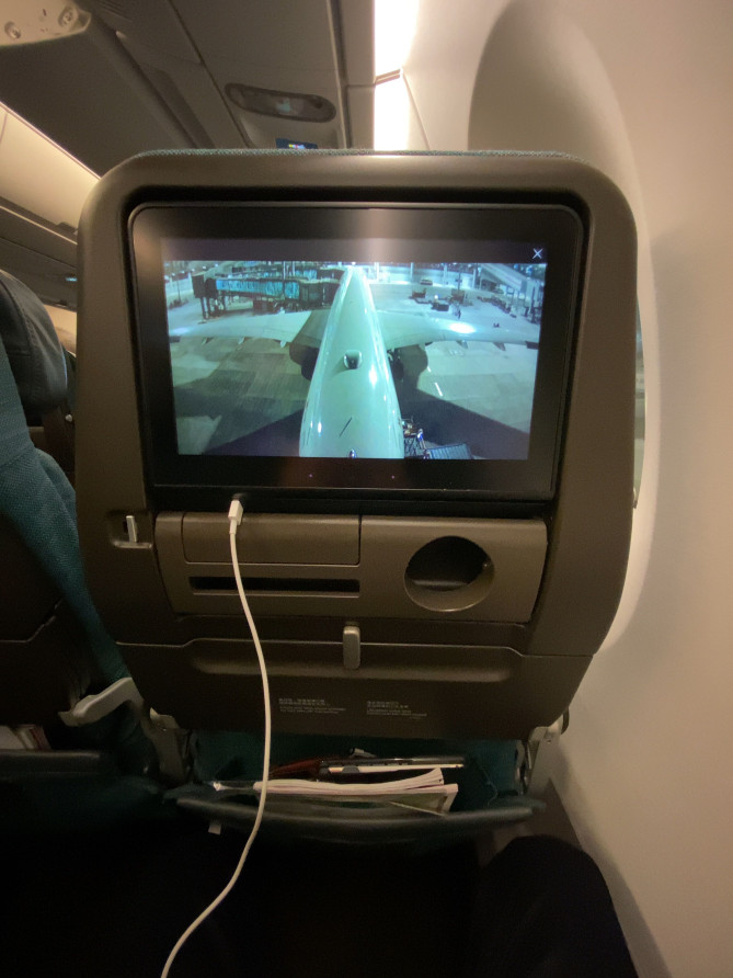 A350の機外カメラ