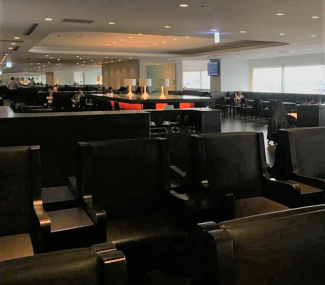 サクララウンジ内の様子