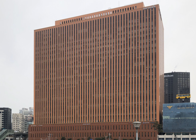 ドラマのロケ地として使われたビル