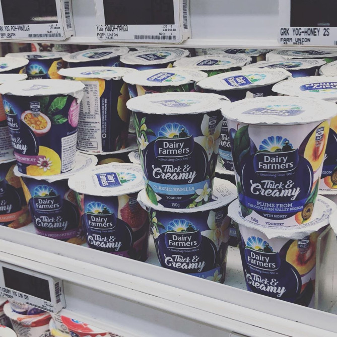 デイリーファーマーズのヨーグルト