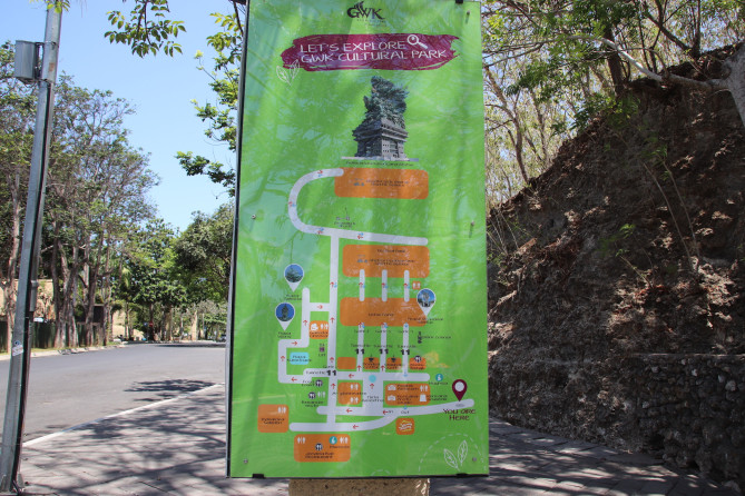 GWKカルチュラルパークのマップ