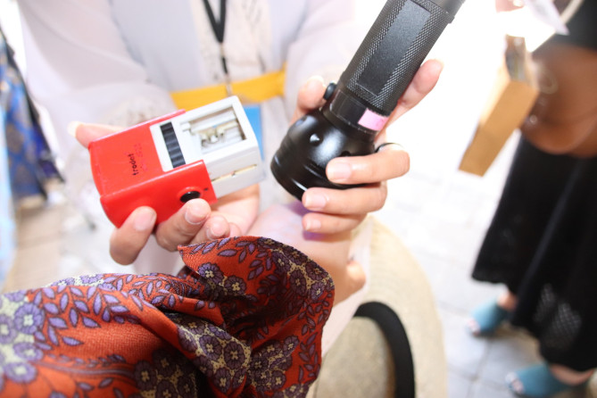 再入場スタンプ