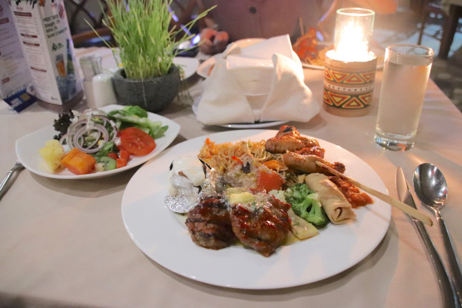 美味しそうなディナー