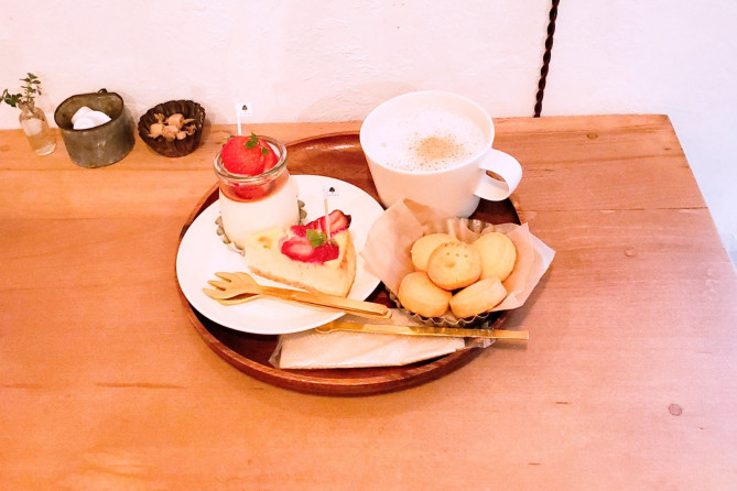 オリジナルのスイーツプレート