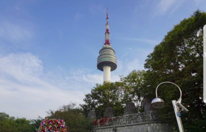 ソウルタワー昼