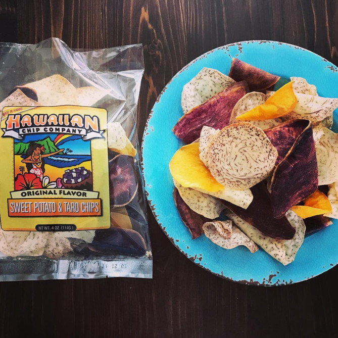 タロイモチップス